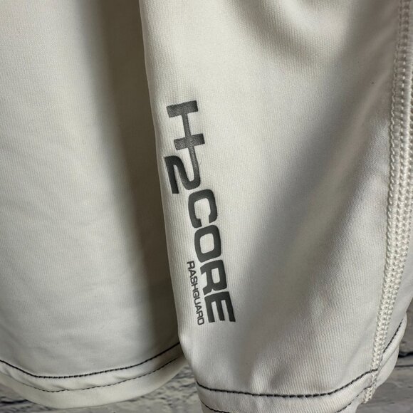 NRS Men's H2Core Rashguard‎ Long-Sleeve UPF 50+ Pullover Shirt, Size XXL, White - Picture 10 of 13